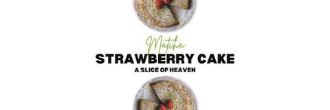 Matcha Strawberry Cake recipe