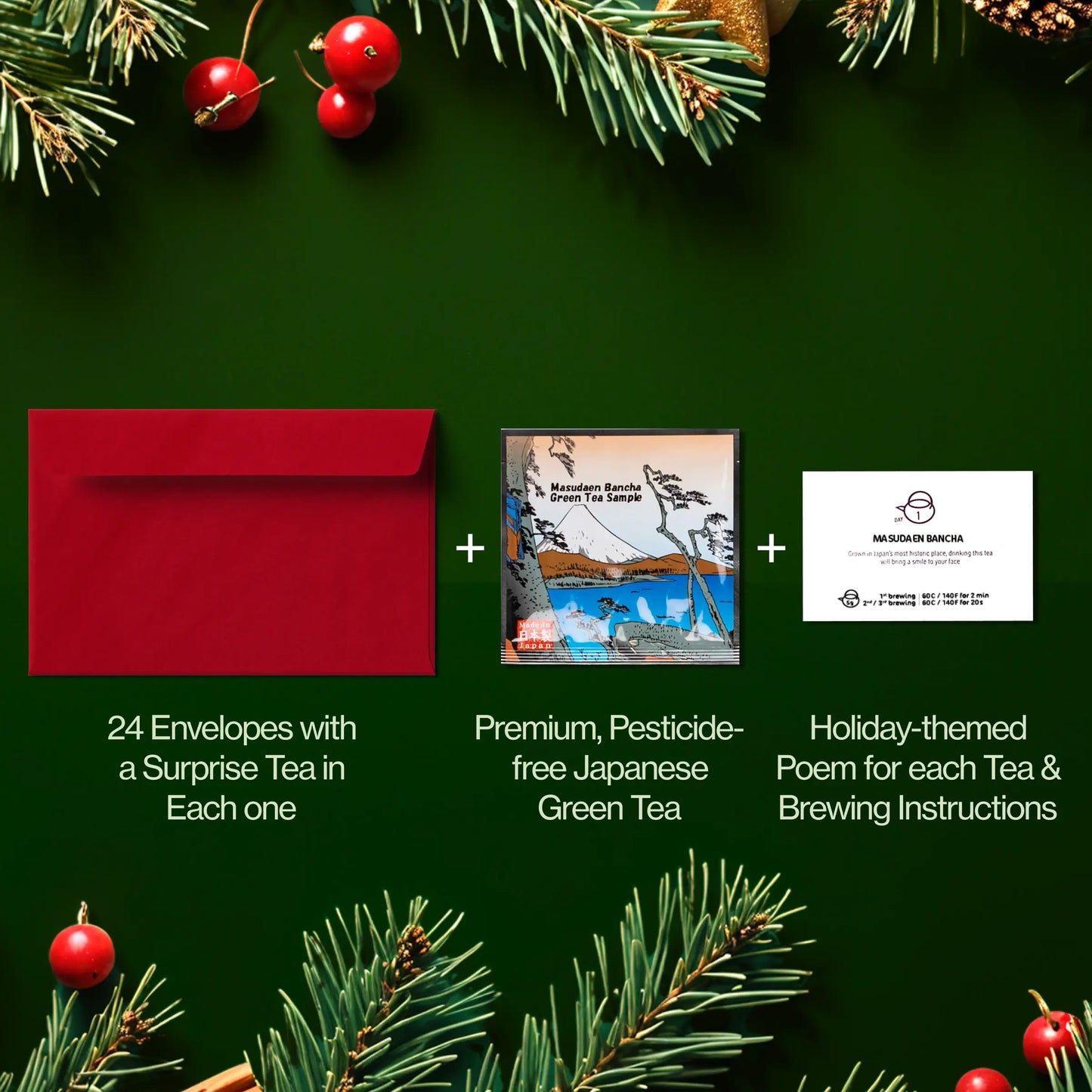 Grüner Tee Adventskalender 2025