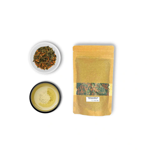 Genmaicha Grüner Tee mit geröstetem Reis