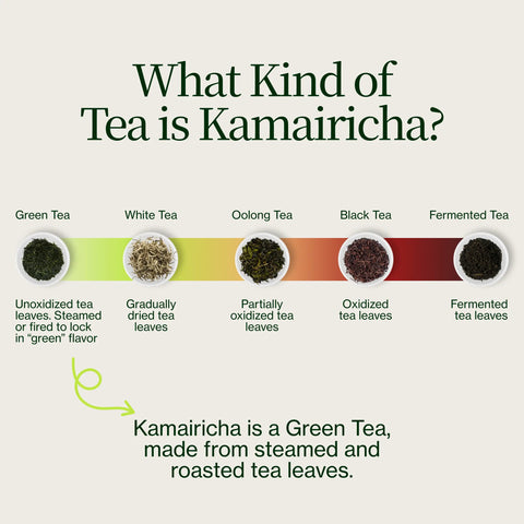 Chanoka Kamairicha Thé vert en vrac